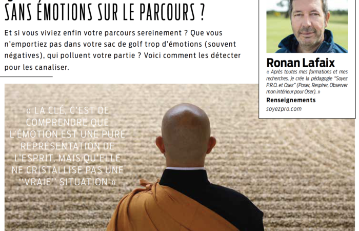 Journal du Golf Août 21 interview Ronan Lafaix